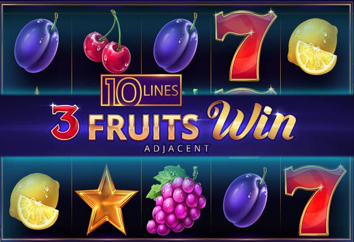 3 Fruits Win: 10 lines slot