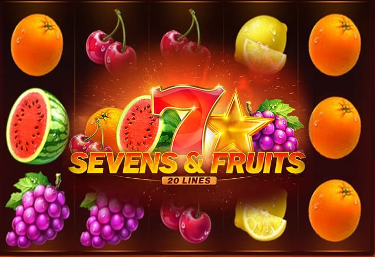 Sevens & Fruits 20 lines slot
