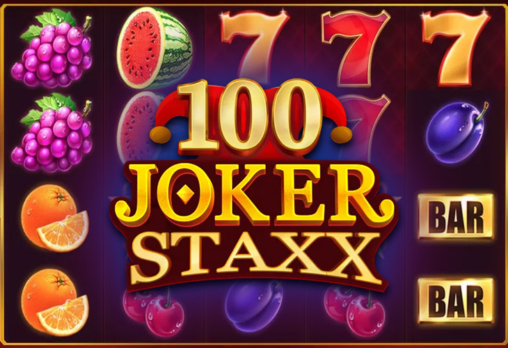 100 Joker Staxx Slot Game Screenshot