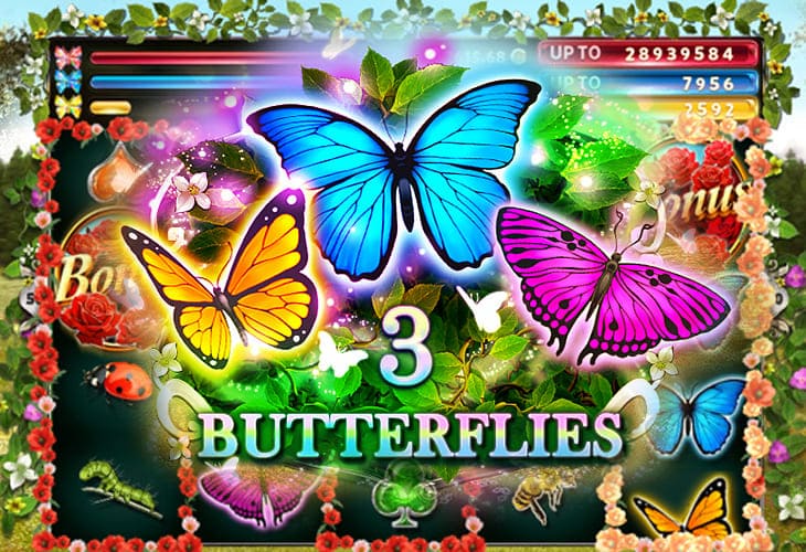3 Butterflies Slot Game Screenshot