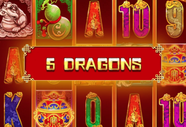 5 Dragons Slot Game Screenshot