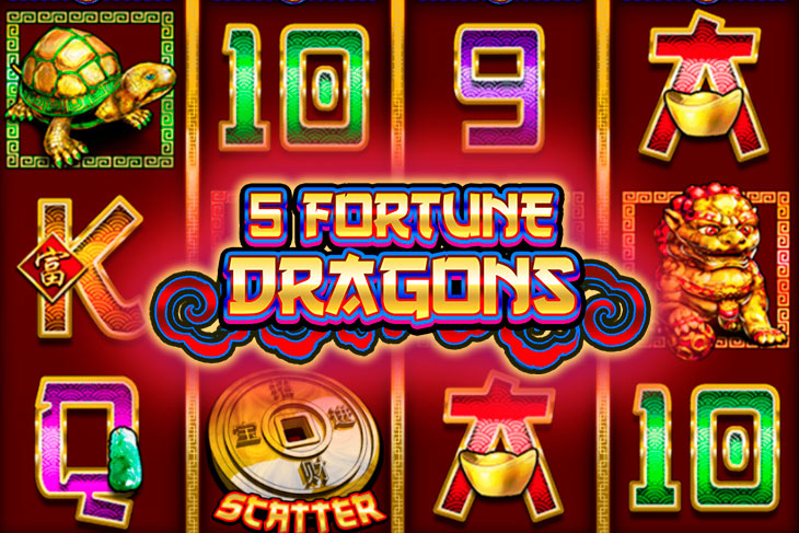 5 Fortune Dragons Slot Game Screenshot