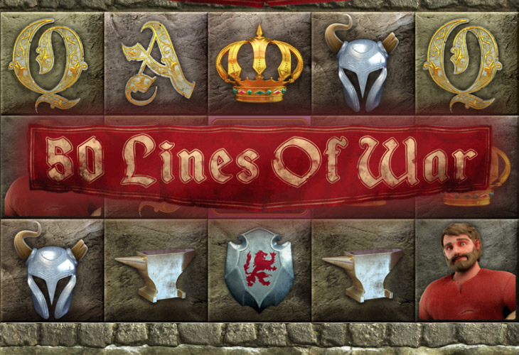 50 Lines Of War Slot Game Screenshot