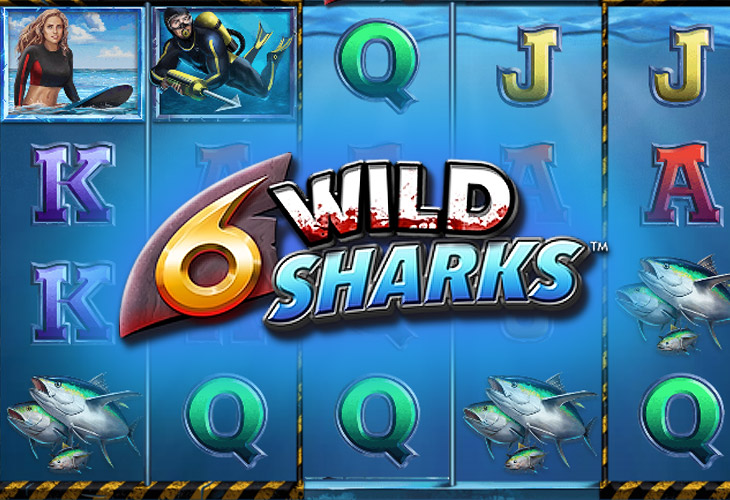6 Wild Sharks Slot Game Screenshot