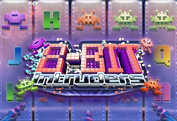 8-bit Intruders Slot Game Screenshot