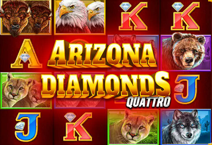 Arizona Diamonds Quattro Slot Game Screenshot