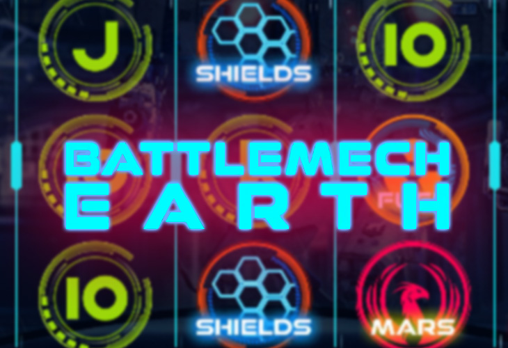 Battlemech Earth Slot Game Screenshot