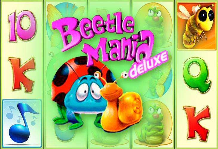 Beetle Mania Deluxe Slot Game Screenshot