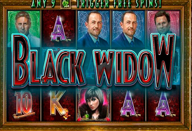 Black Widow Slot Game Screenshot