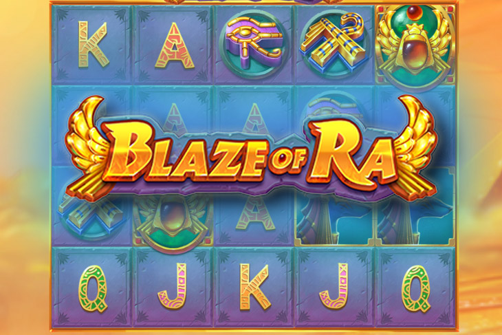 Blaze of Ra Slot Game Screenshot