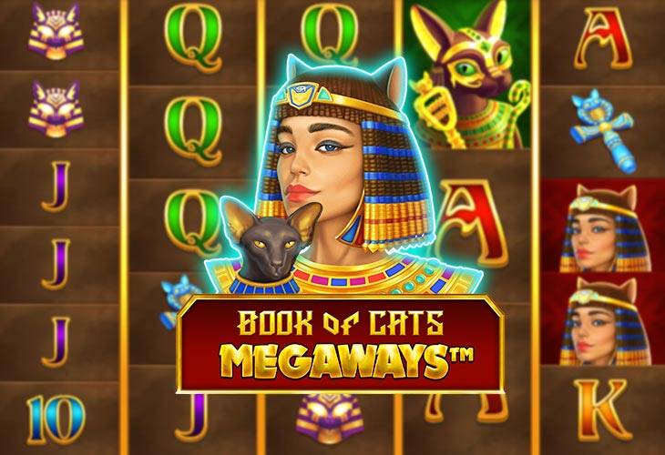 Book of Cats Megaways Slot Game Screenshot