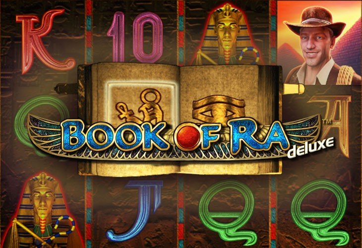Book Of Ra Deluxe Slot Game Screenshot