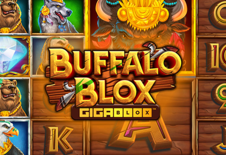 Buffalo Blox Gigablox Slot Game Screenshot