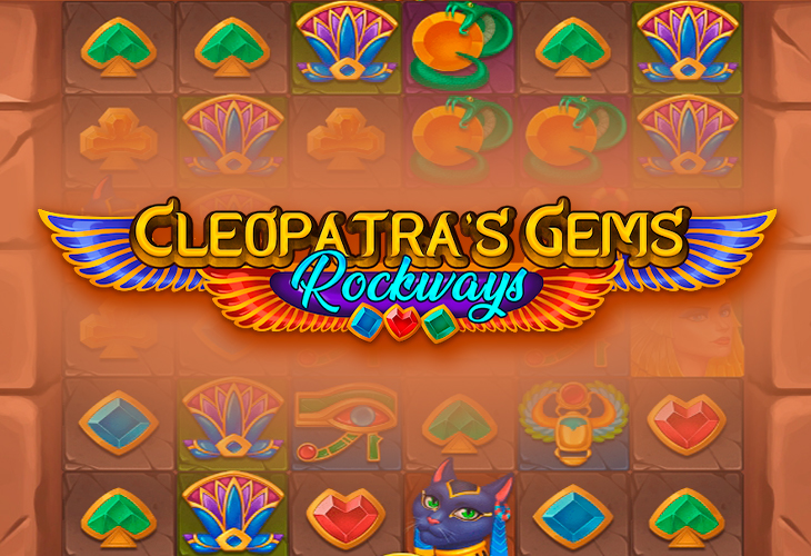 Cleopatras Gems Rockways Slot Game Screenshot