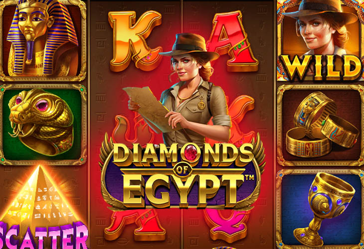 Diamonds of Egypt Slot Game Screenshot