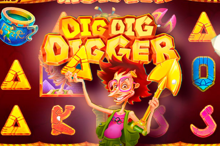Dig Dig Digger Slot Game Screenshot