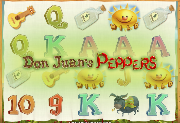 Don Juan’s Peppers Slot Game Screenshot