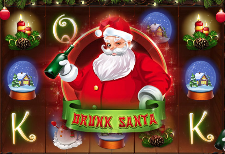 Drunk Santa Slot Game Screenshot