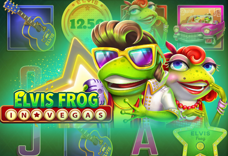 Elvis Frog in Vegas Slot Game Screenshot