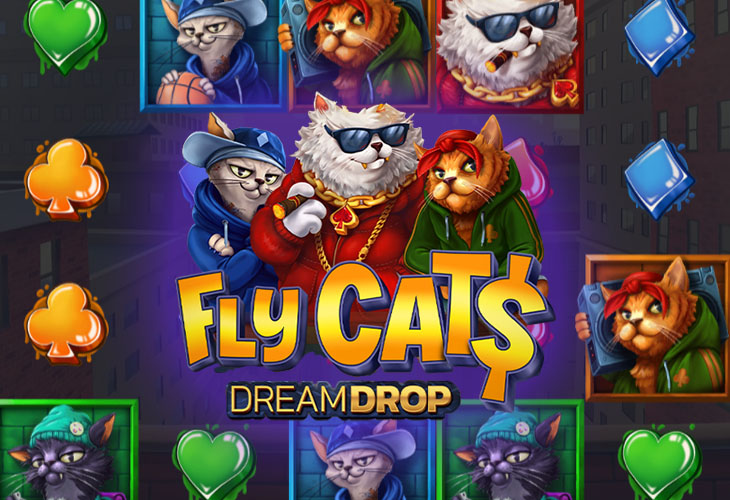 Fly Cats Dream Drop Slot Game Screenshot