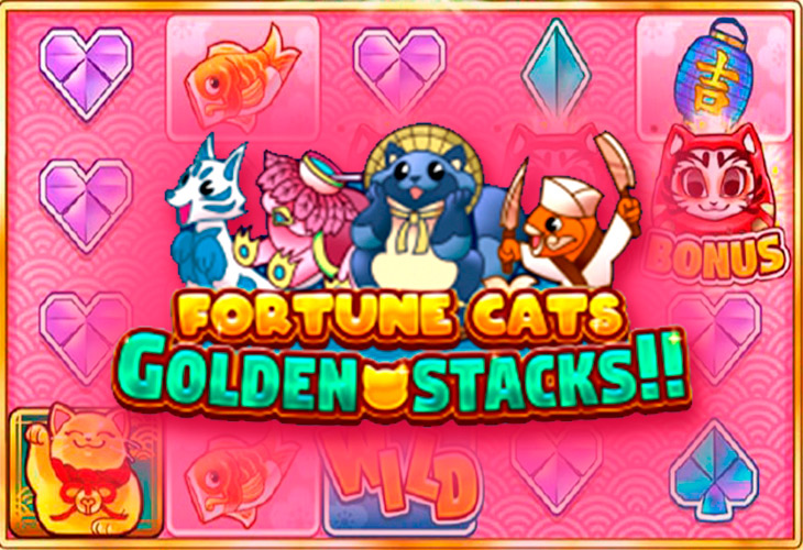 Fortune Cats Golden Stacks Slot Game Screenshot