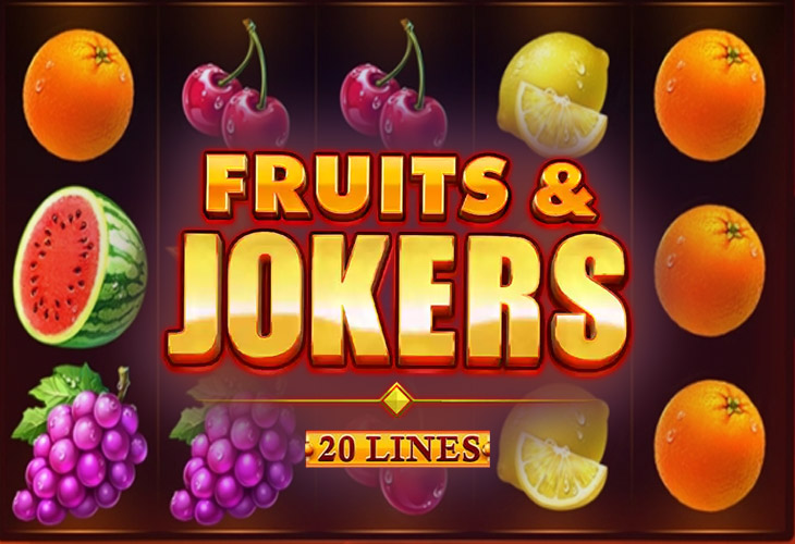 Fruits & Jokers: 20 lines Slot Game Screenshot
