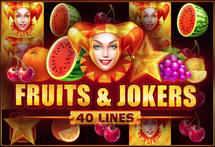 Fruits & Jokers: 40 lines Slot Game Screenshot