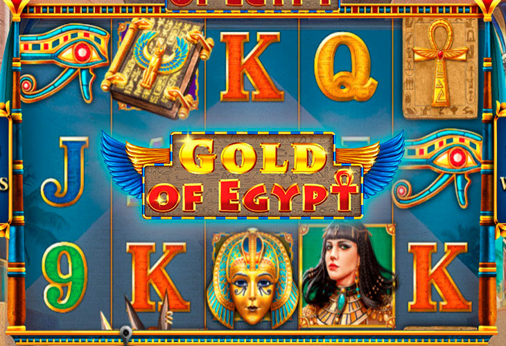Gold Of Egypt Slot Game Screenshot