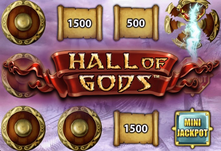 Hall of Gods Slot Game Screenshot