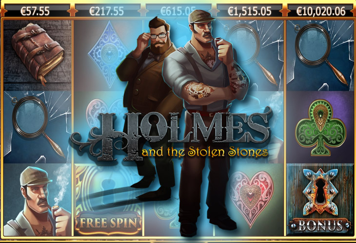 Holmes & the Stolen Stones Slot Game Screenshot