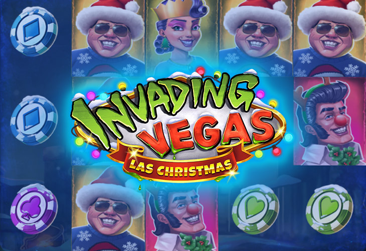 Invading Vegas: Las Christmas Slot Game Screenshot