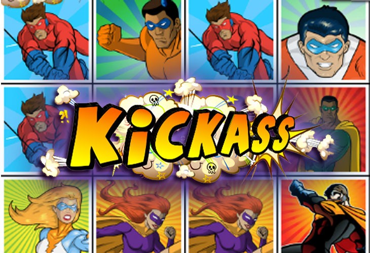 Kick Ass Slot Game Screenshot
