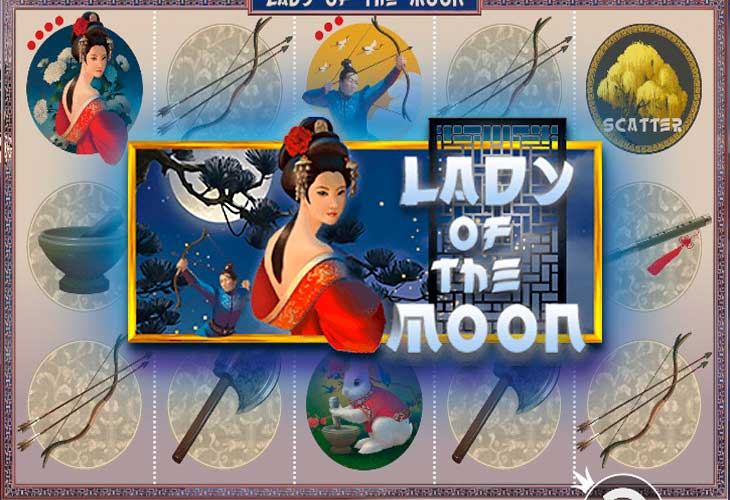 Lady of the Moon Slot Game Screenshot