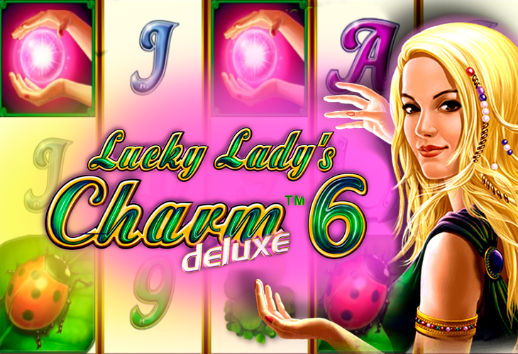 Lucky Lady’s Charm Deluxe 6 Slot Game Screenshot