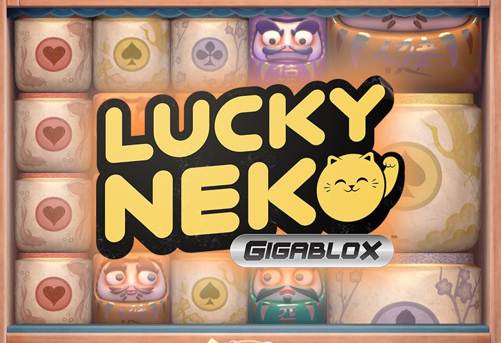 Lucky Neko Gigablox Slot Game Screenshot