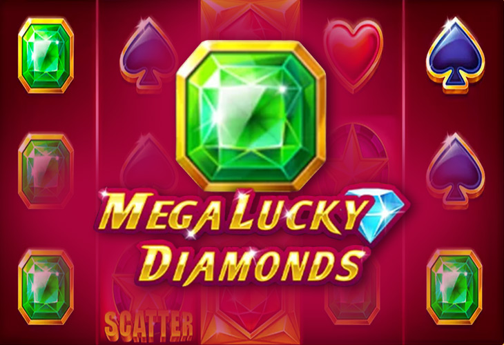Mega Lucky Diamonds Slot Game Screenshot