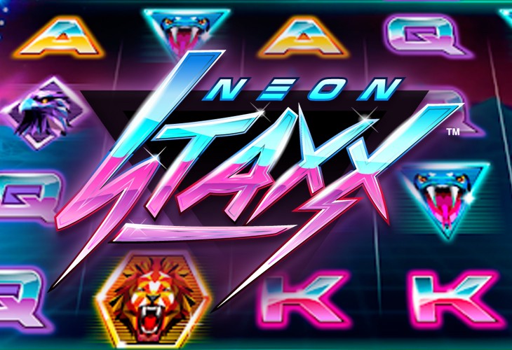 Neon Staxx Slot Game Screenshot