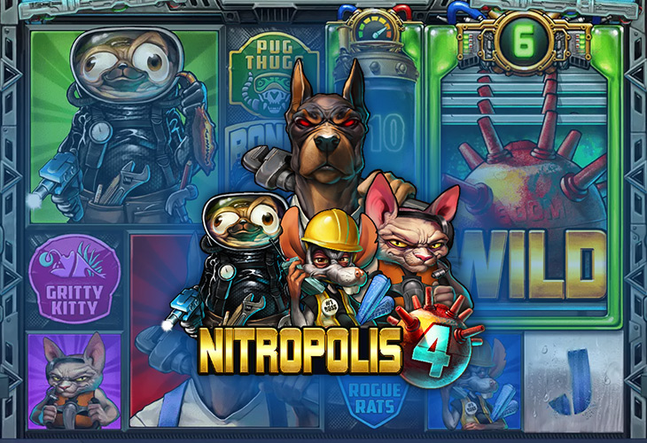Nitropolis 4 Slot Game Screenshot