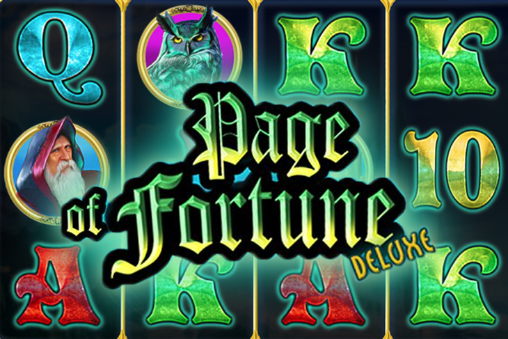 Page Of Fortune Deluxe Slot Game Screenshot