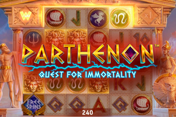 Parthenon: Quest for Immortality Slot Game Screenshot