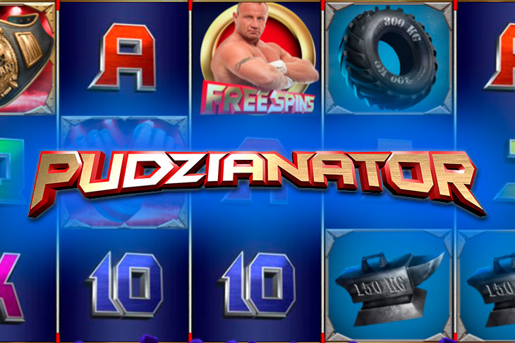 Pudzianator Slot Game Screenshot