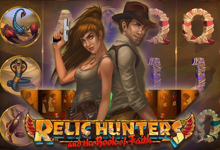 Relic Hunters and the Book of Faith Slot Game Screenshot