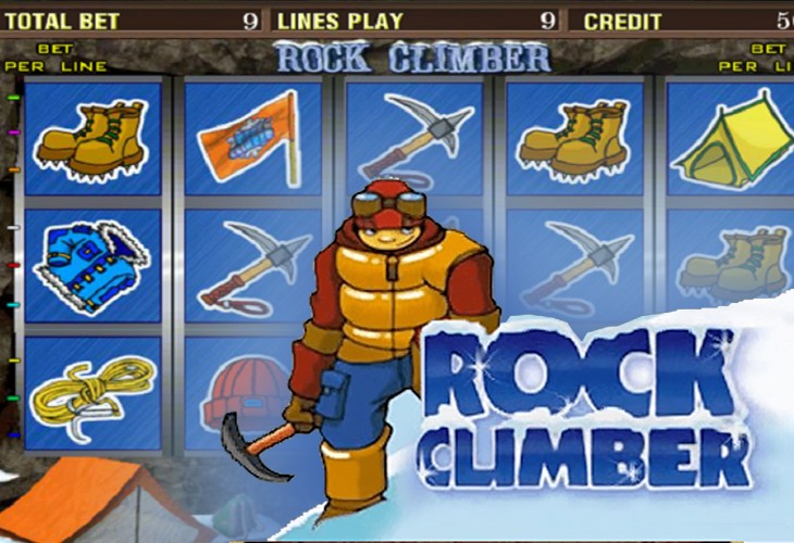 Rock Climber Slot Game Screenshot