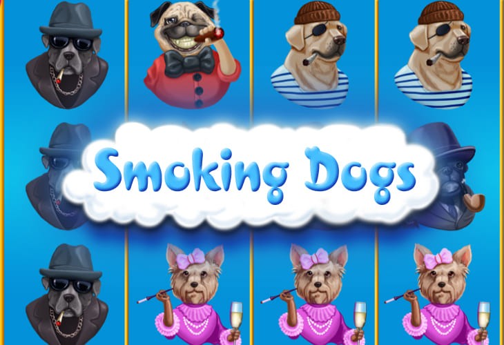 Smoking Dogs Slot Game Screenshot