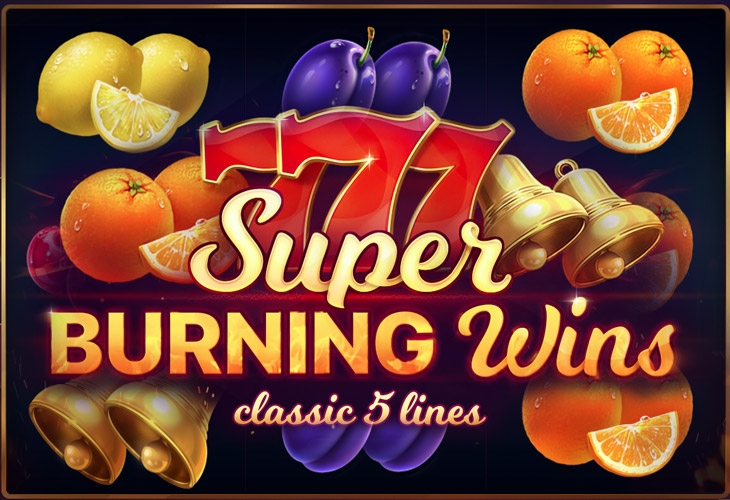 Super Burning Wins: classic 5 lines Slot Game Screenshot