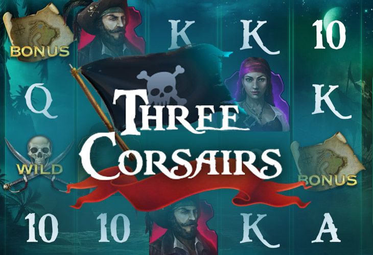 Three Corsairs Slot Game Screenshot
