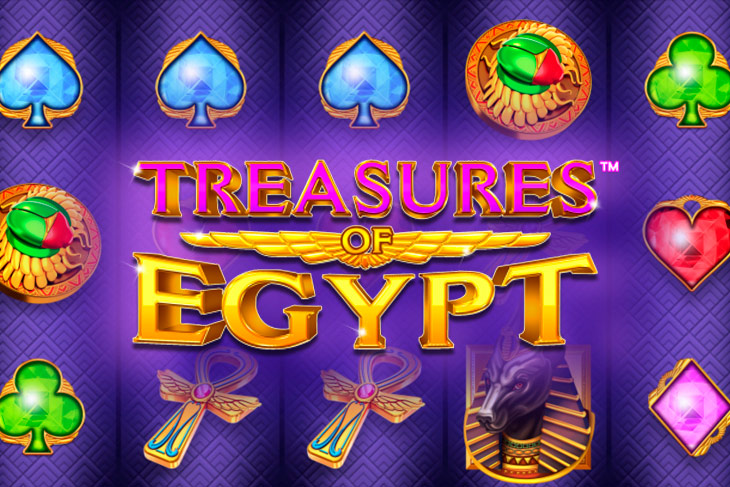 Treasures of Egypt Slot Game Screenshot