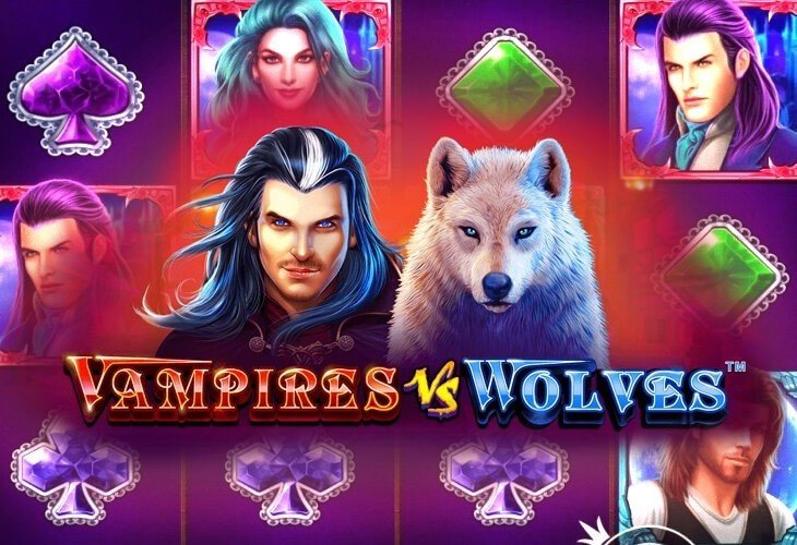 Vampires vs Wolves Slot Game Screenshot
